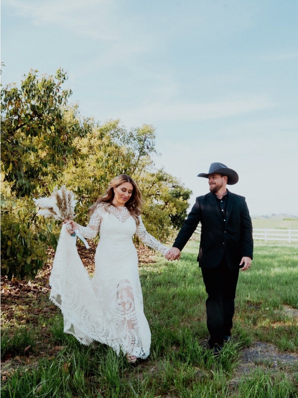 Ivory Lace Long-Sleeve Sheer Overlay Dress - Picture 4 of 4
